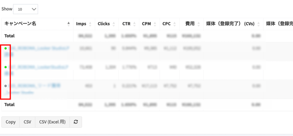 メディアマネージャ_配信ステータス